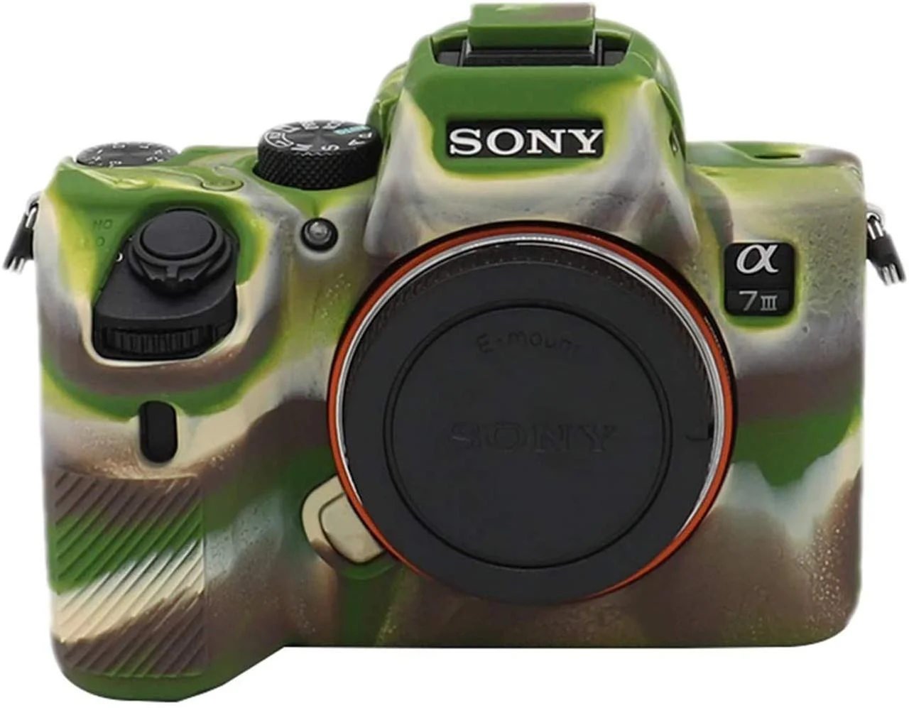SONY A7R3  Защитный силиконовый чехол камуфляж