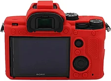 SONY A7R3  Защитный силиконовый чехол Красный, фото 2