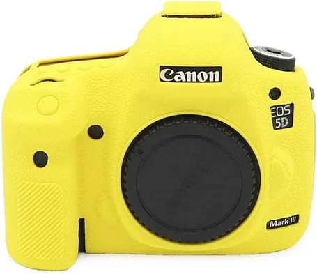 CANON 5DMark III Защитный силиконовый чехол Желтый, фото 2