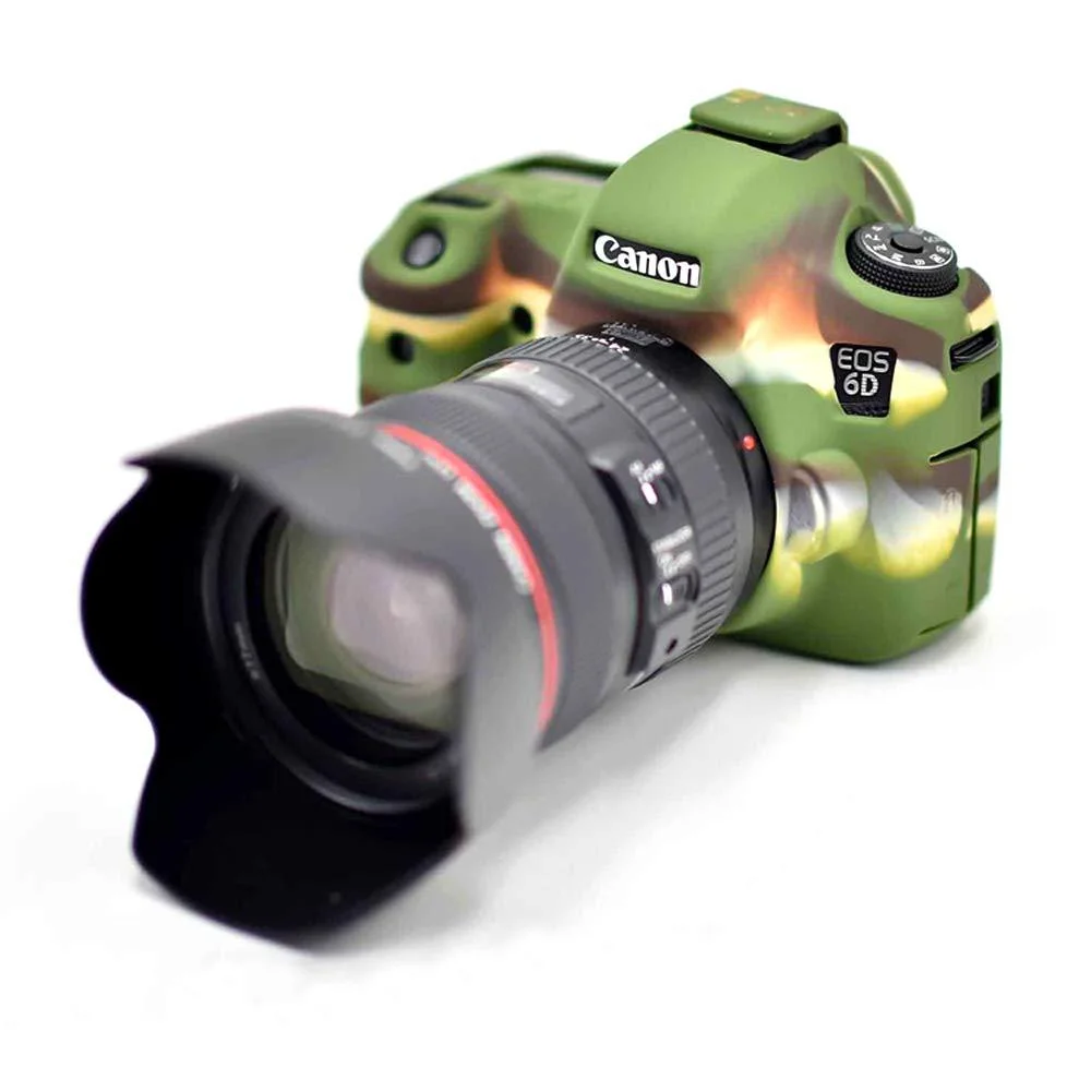 CANON 6D Защитный силиконовый чехол Камуфляж