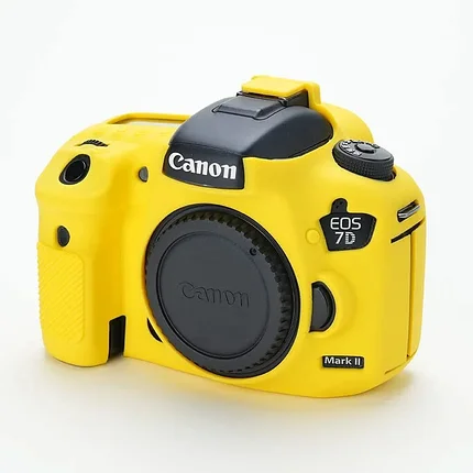 CANON 7DMArk II Защитный силиконовый чехол Желтый, фото 2