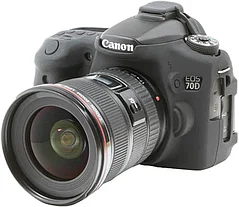 CANON 70D Защитный силиконовый чехол Черный, фото 3