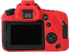 CANON 90D Защитный силиконовый чехол Красный, фото 2