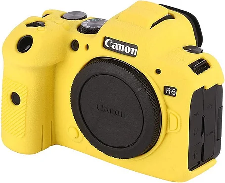 CANON Eos R6 Защитный силиконовый чехол Желтый, фото 2