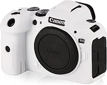 CANON R6 Защитный силиконовый чехол Белый, фото 2