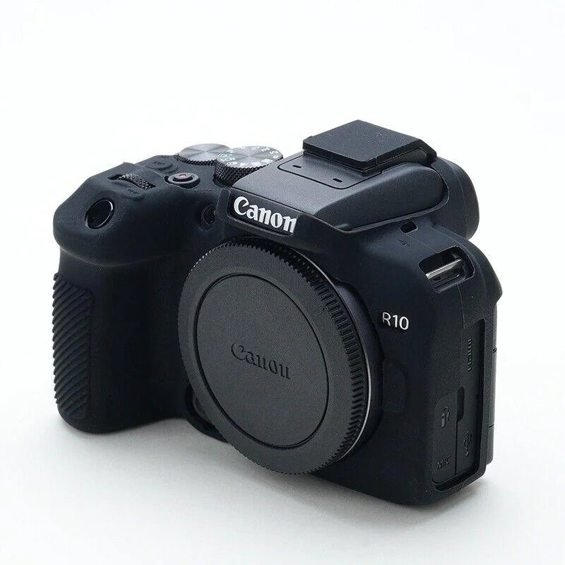 CANON R10 Защитный силиконовый чехол Черный