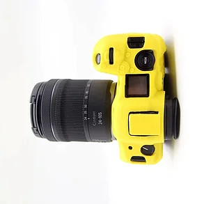 CANON R5 Защитный силиконовый чехол Желтый, фото 2