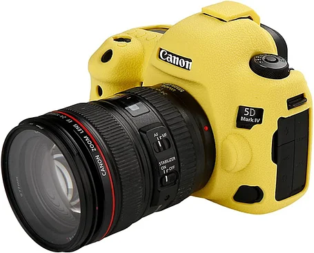 CANON 5DMark IV Защитный силиконовый чехол Желтый, фото 2