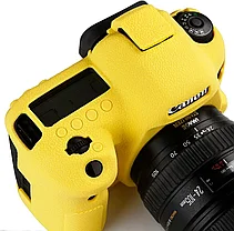 CANON 5DMark IV Защитный силиконовый чехол Желтый, фото 3