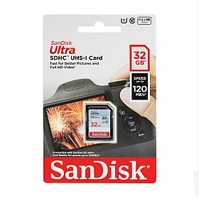 SanDisk карта памяти Ultra SDHC UHS 32Gb 120 MB/s 3