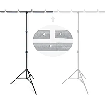 Т-образный Комплект стоек - 200Х150 см  для студийного фона от VIPSTUDIO, фото 2