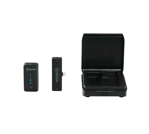 BOYA BY-XM6-K3 на Iphone\ одинарный беспроводной петличный микрофон с кейсом