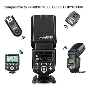 Вспышка YN-560 IV Black на Nikon и Canon со встроенным синхронизатором
