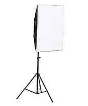 Софтбокс VISICO 50×70 с LED лампой с теплым и холодным светом, фото 3