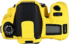 CANON EOS 77D Защитный силиконовый чехол Желтый, фото 3