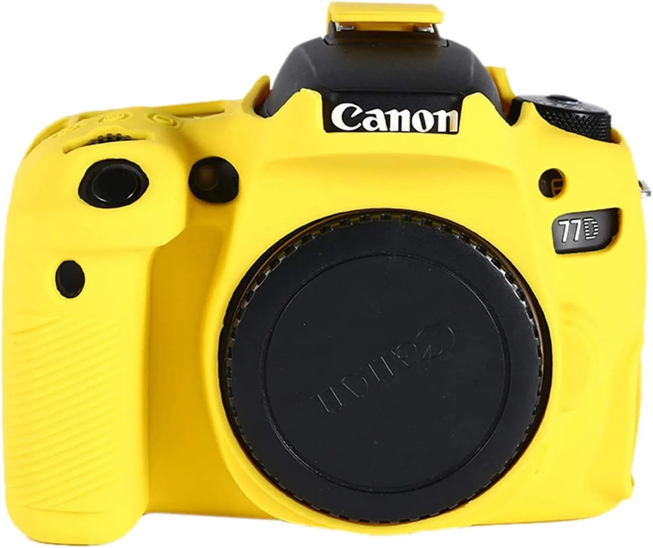 CANON EOS 77D Защитный силиконовый чехол Желтый