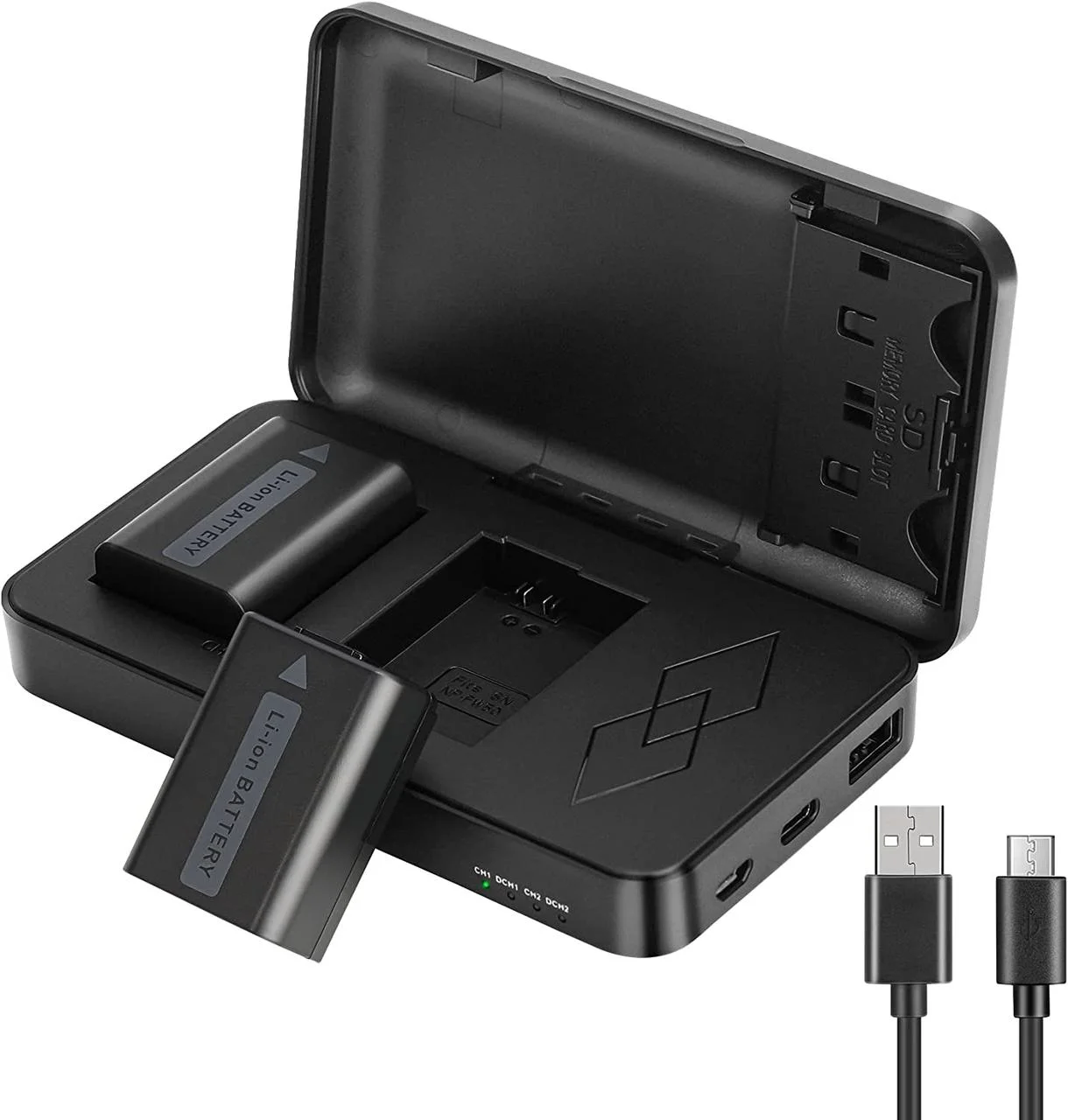 DB-NPF-W50 Зарядное устройство двойное POWERBANK