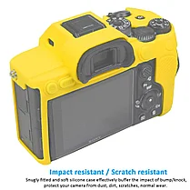 SONY A7R4  Защитный силиконовый чехол Желтый, фото 2