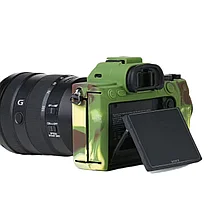 SONY A7R4  Защитный силиконовый чехол камуфляж, фото 3