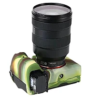 SONY A7R4  Защитный силиконовый чехол камуфляж, фото 2