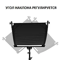 180*60 Отражатель 4в1 - золото, серебро, белый, чёрный, синий, зелёный, рассеиватель, фото 3