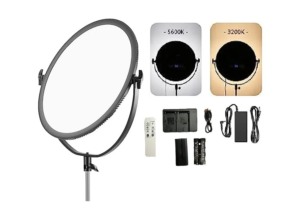 Светодиодная (LED) панель 60W-35см+аккумуляторы+блок питания