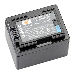 Аккумуляторы BP-727 для камер CANON VIXIA HF M50 M500 M52 M56 VIXIA HF R30, фото 2