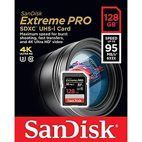 Карта памяти SanDisk Extreme PRO 128GB  80MB, фото 2
