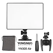 YN-300 Air Накамерный LED прожектор с аккумулятором NP-F770 и зарядным устройством, фото 2