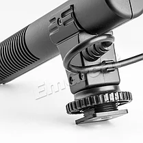 Накамерный микрофон MIC-01 мини для Canon/ Nikon от ISHOOT, фото 2