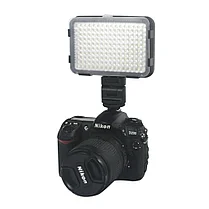 XT-160 II Накамерный LED прожектор фонарь+аккумулятор+зарядное устройство, фото 2