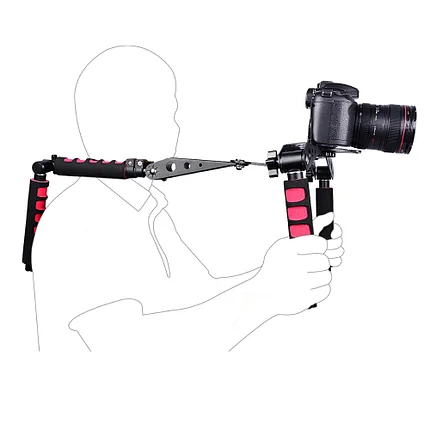Риг Плечевой упор складной для DSLR и видеокамер до 3-х кг, фото 2