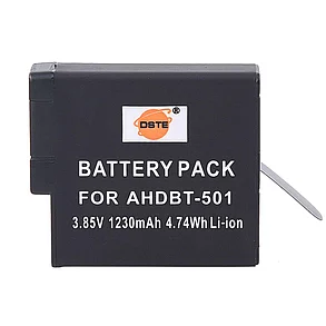 GoPro hero 5 Аккумуляторы  / 1230 mAh/ 3.85V / 4.74Wh, фото 2