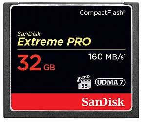 SanDisk Extreme PRO 32GB /ОРИГИНАЛ!/ CompactFlash карта памяти UDMA 7 скорость до 160MB, фото 2