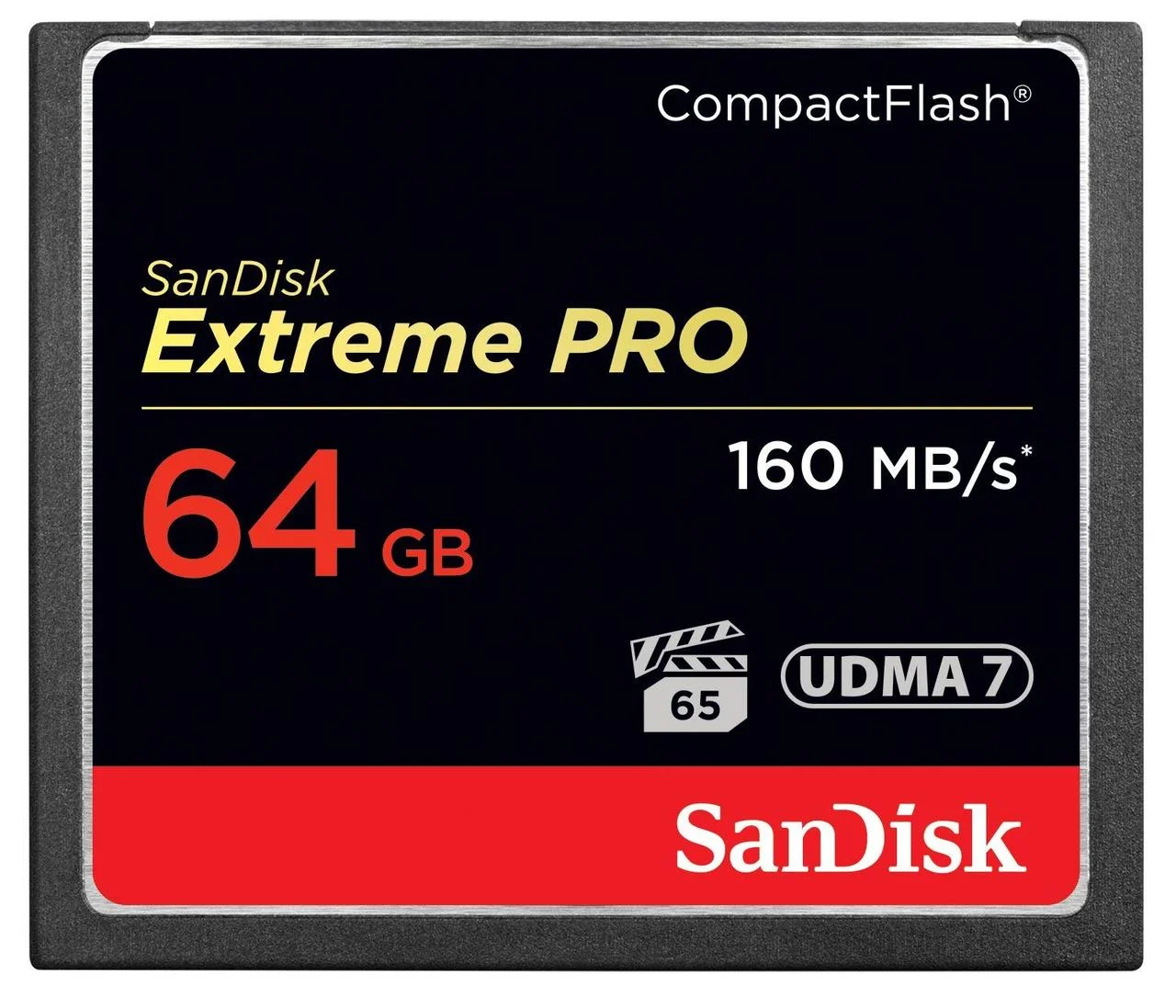 SanDisk Extreme PRO 64GB /ОРИГИНАЛ!/ CompactFlash карта памяти UDMA 7 скорость до 160MB