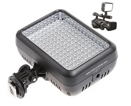 YN-1410 Накамерный LED прожектор фонарь+аккумулятор NP-F570 и зарядное устройство, фото 2