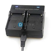 Зарядное устройство для 2-х аккумуляторов SONY NP-F970/NP-F770/NP-F550/NP-F570 и т.д., фото 2