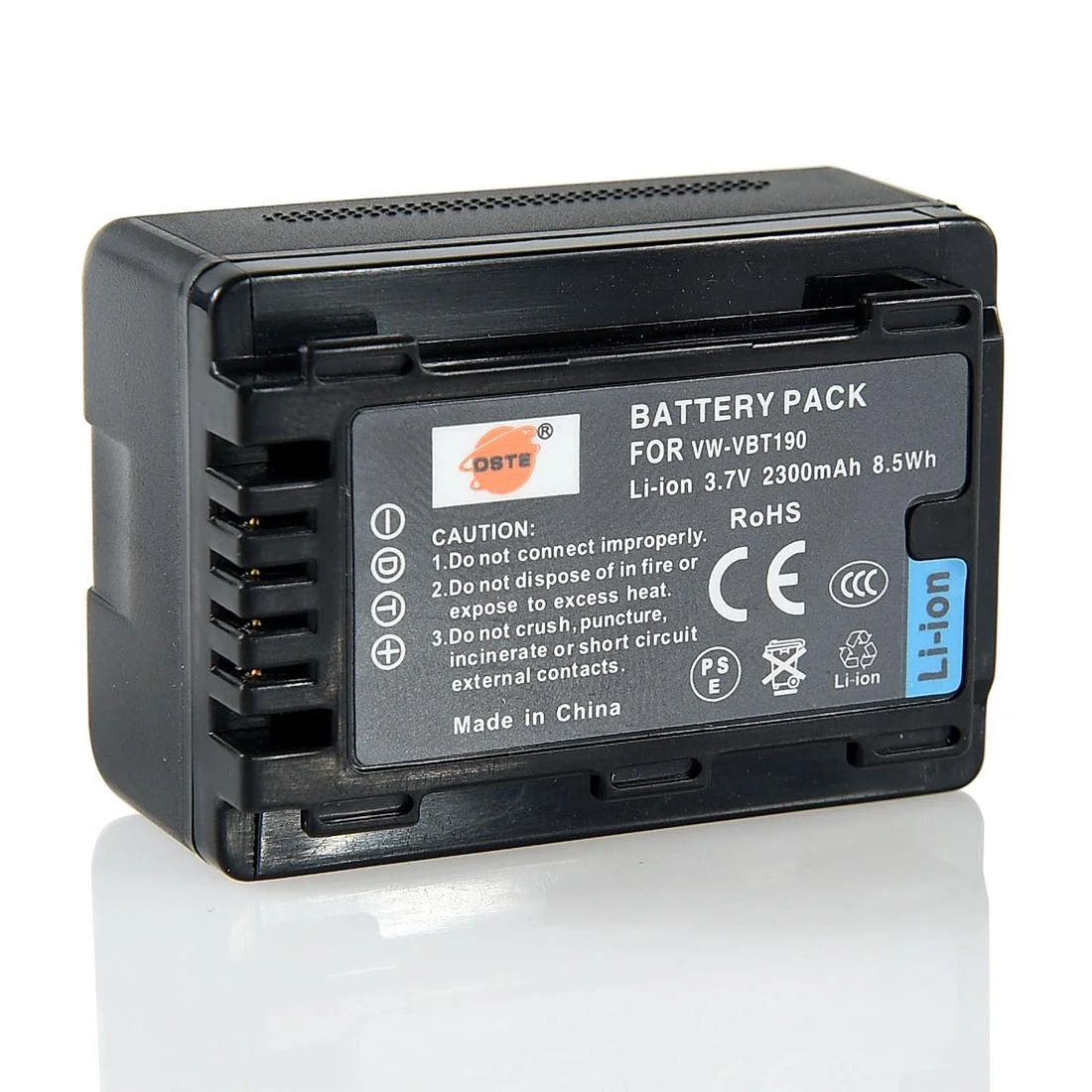 Аккумуляторы VW-VBT190 от DSTE на камеры Panasonic HC-V720GK HC-V520GK HC-V210GK