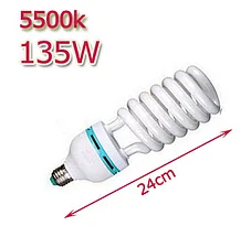 Люминесцентная лампа студийная 135W 5500K для съёмки, фото 3