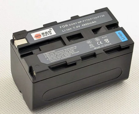 NP-F770 (4800 mAh) аккумуляторы на видеокамеры SONY и прожекторы/мониторы от DEST, фото 2
